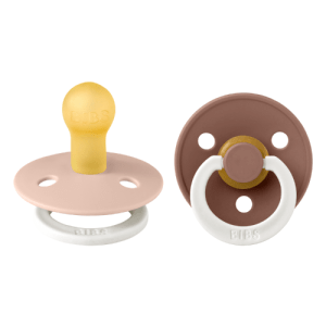 BIBS Colour 2 PACK Latex Size 2 Woodchuck / Blush Glow