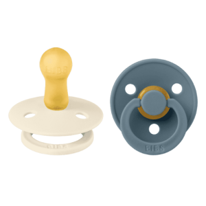 Bibs Colour 2 Pack Latex Size 2 Ivory/Petrol