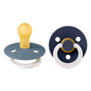 BIBS Pacifiers Glow Petrol/Deep Space Glow  Size 2