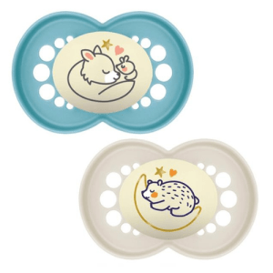 MAM Original Night 6+M Soother Blue