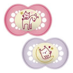 MAM Original Night 6+M Soother Pink