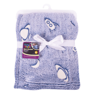 First Steps Glow In The Dark Blanket - Assorted