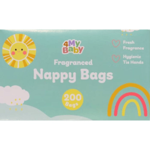 4MyBaby Fragranced Nappy Bags 200 Pack