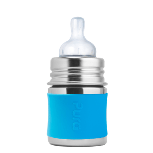 Pura - Baby Bottle Stainless Steel With Silicone Sleeve 150 ml