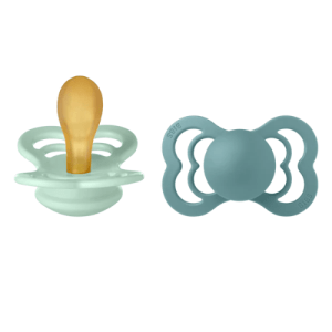 Bibs Supreme Symmetrical 2 Pack Latex Size 1 Nordic Mint/Island Sea