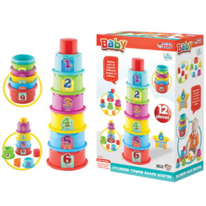 Dede Cylinder Tower Shape Sorter 12m+