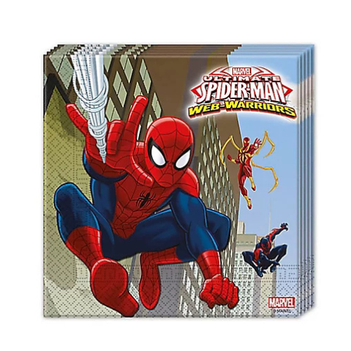 Disney Spiderman Napkin- Assorted