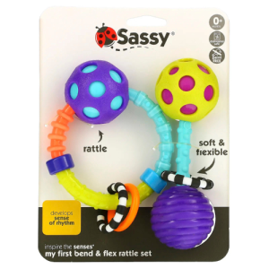 Sassy My First Bend & Flex Rattle Set 0m+