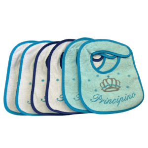 I Batuffolini 6pack Bibs - Blue