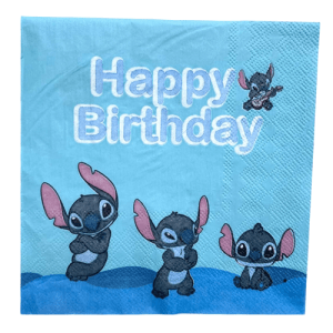 Disney Baby Stitch Happy Bithday Napkins