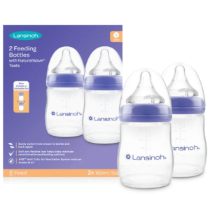 Lansinoh Feeding Bottle 160ml 2 Pack