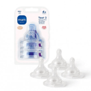 MAM Teat 3 Fast Flow 4pcs