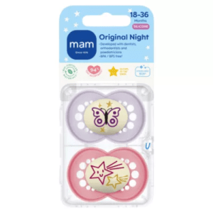 MAM Original Night 18-36M Soother Pink