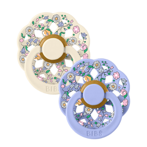 Bibs x Liberty 2 Pack Colour Boheme Chloe Meadow Latex Size 1 Ivory Mix