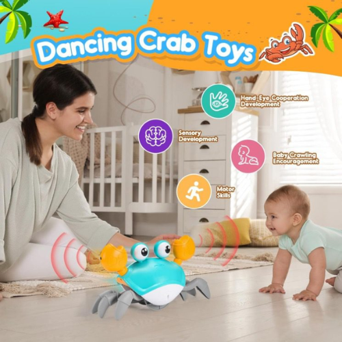Happy Childhood Musical Crawling Crab Toy - Image 6
