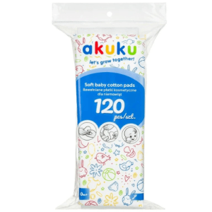 Akuku Cotton Squares 120pcs