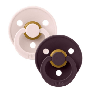 Bibs Colour 2 Pack Latex Size 2 Petal Plum