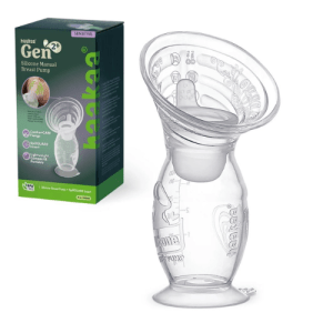Haakaa Gen 2 Silicone Manual Breast Pump + Spill Guard Insert
